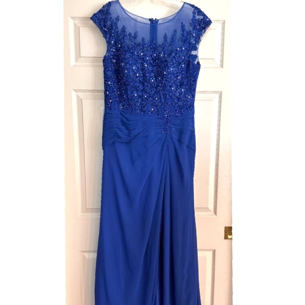 Azazie 14 Blue Mother of Bride/Groom Special Occasion NWT Gown